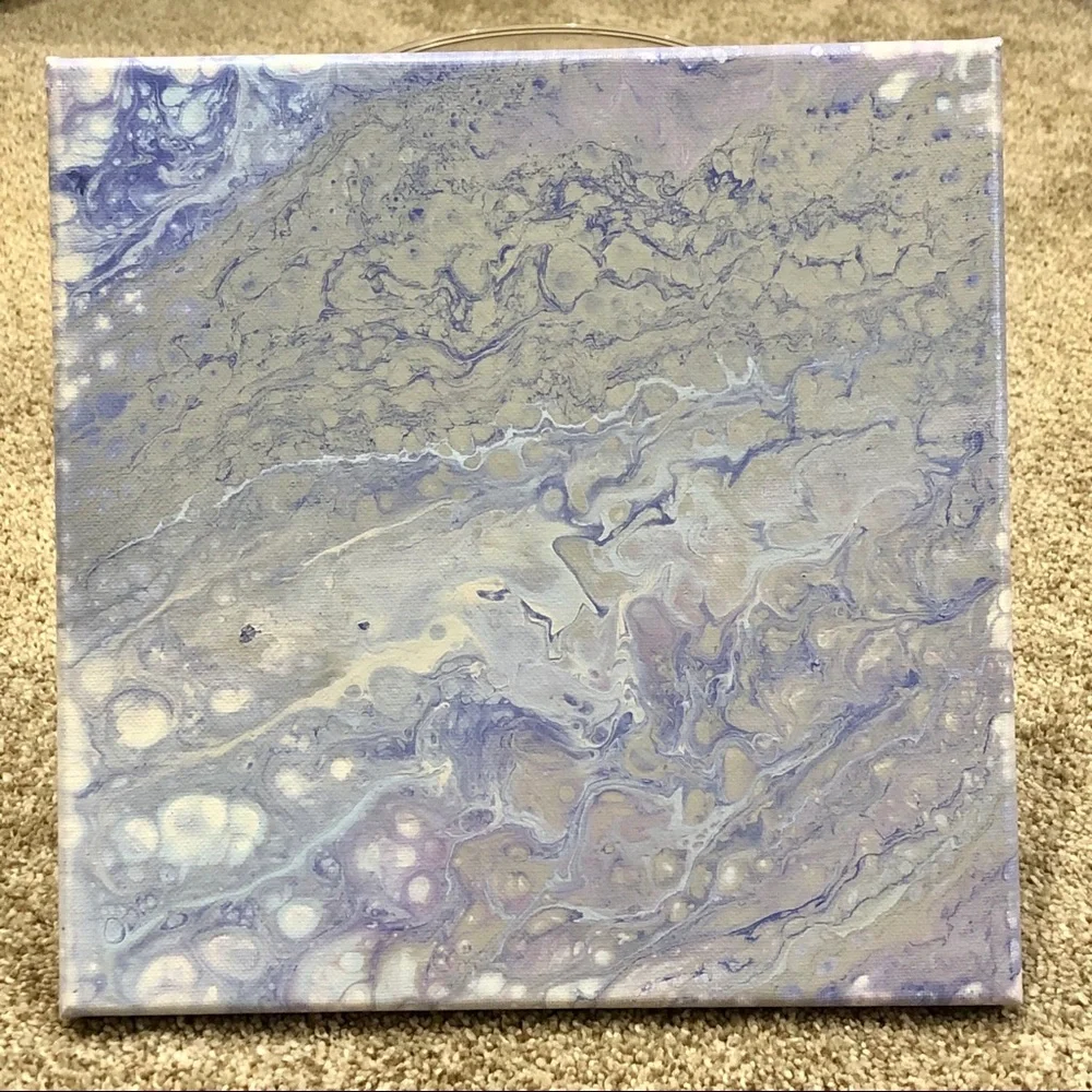 Abstract Acrylic Pour Canvas Art